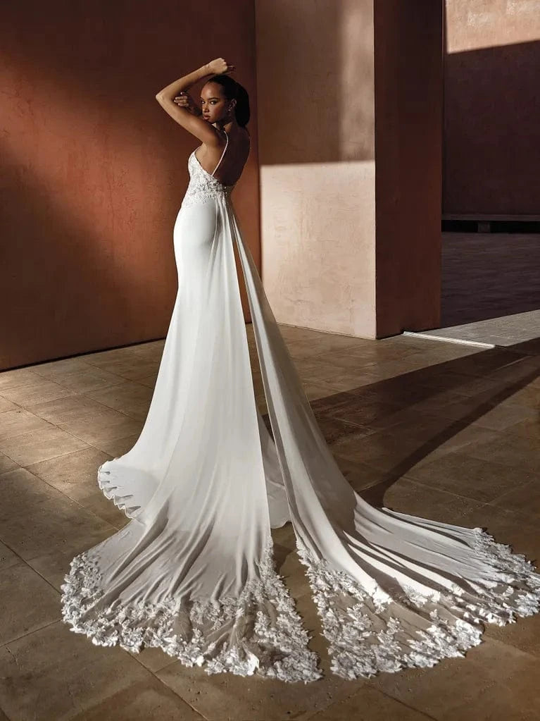 pronovias silk dress Pronovias ANTIOPE