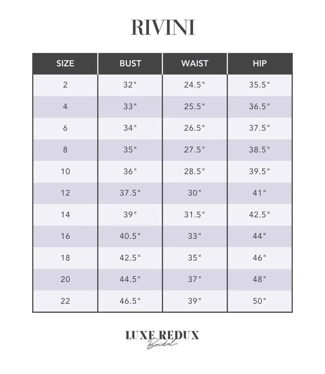 Rivini Cameron - Size 14