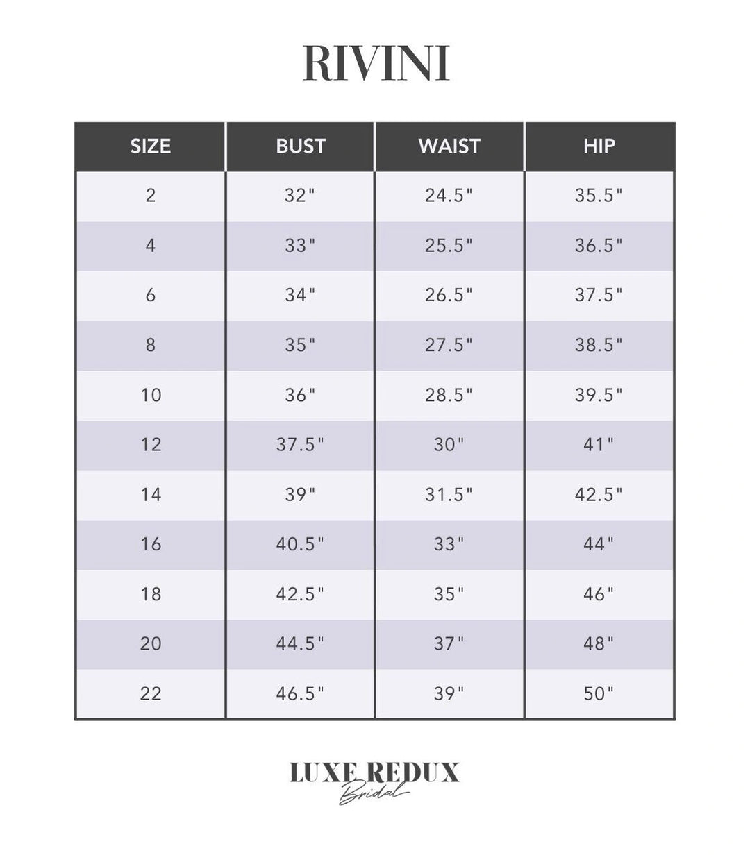 Rivini Elizabeth - Size 12