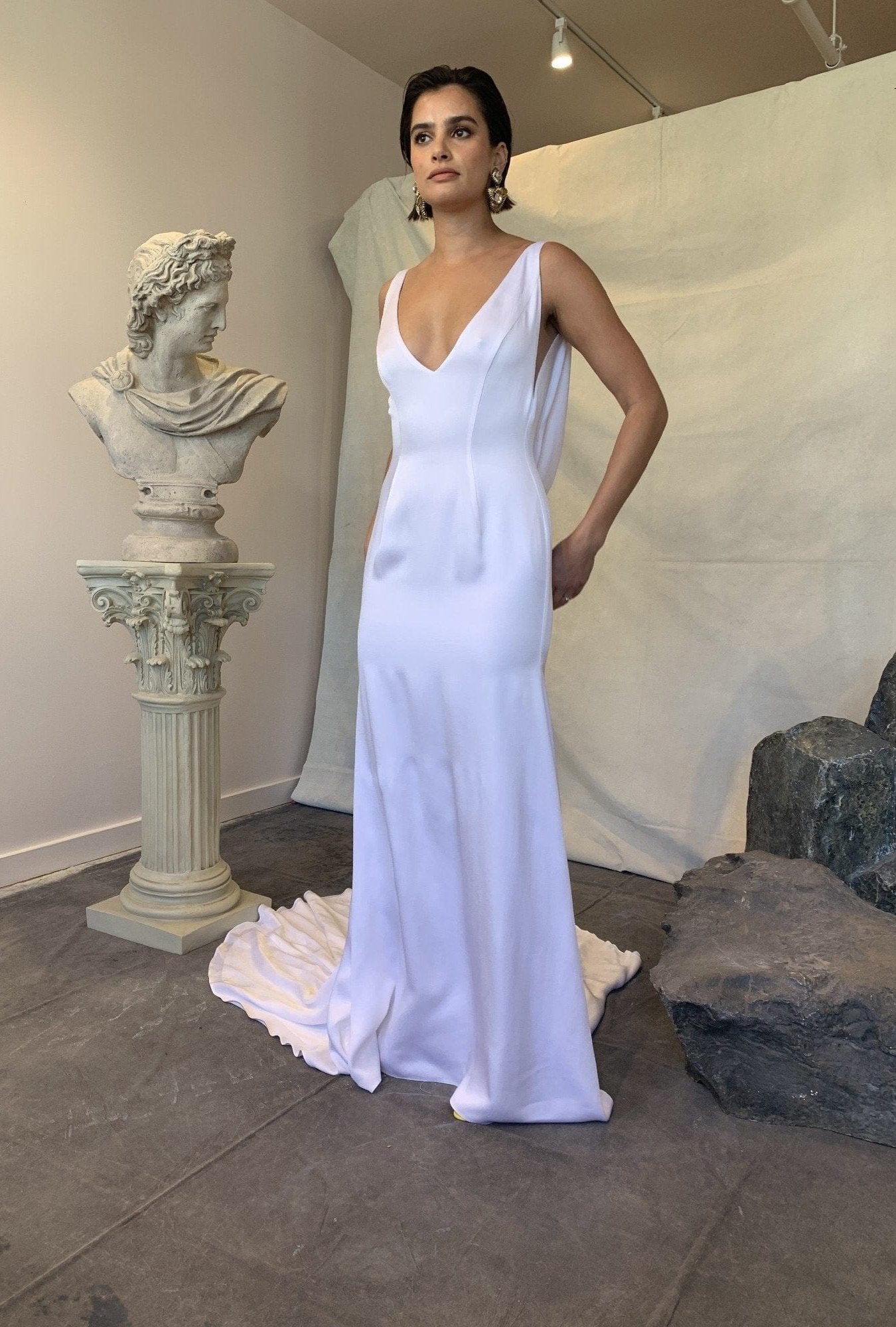 【REBECCA VALLANCE】Athena One Shoulder Gown エレガント Athena One Shoulder Gown – Rebecca Vallance