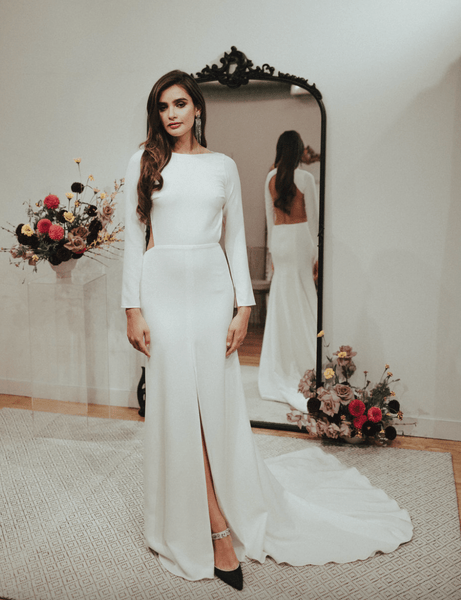 Sarah Seven Sunsets Forever - Size 8 Luxe Redux Bridal Sarah Seven Sunsets Forever - Size 8 Luxe Redux Bridal