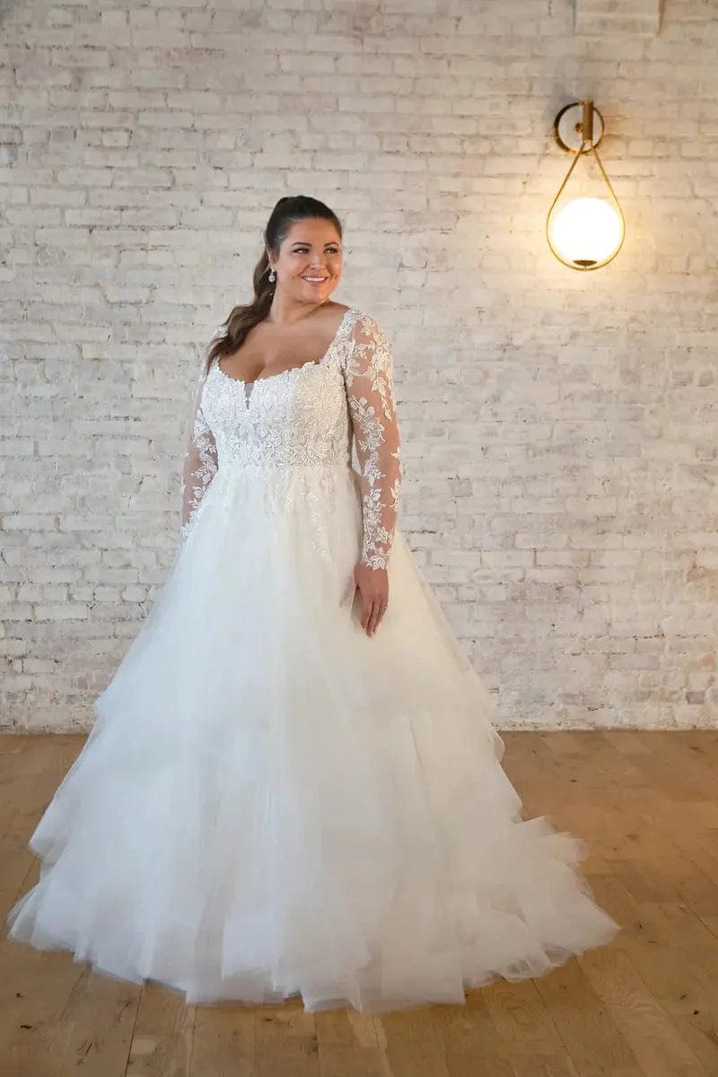 Dress Hayley Hayley Paige Plus Size Bridal Formal Dresses Stella York Plus Size Long Sleeve Wedding Dress Hayley Hayley Paige Plus Size Bridal Formal Dresses Stella York Plus Size Long Sleeve Wedding