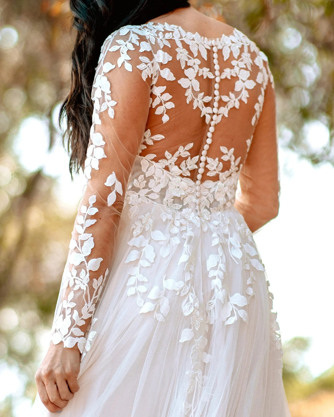 stella york long sleeve lace wedding dress Casual Long-Sleeved Wedding Dress