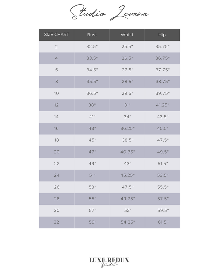 Studio Levana Mia + Sleeves - Size 24