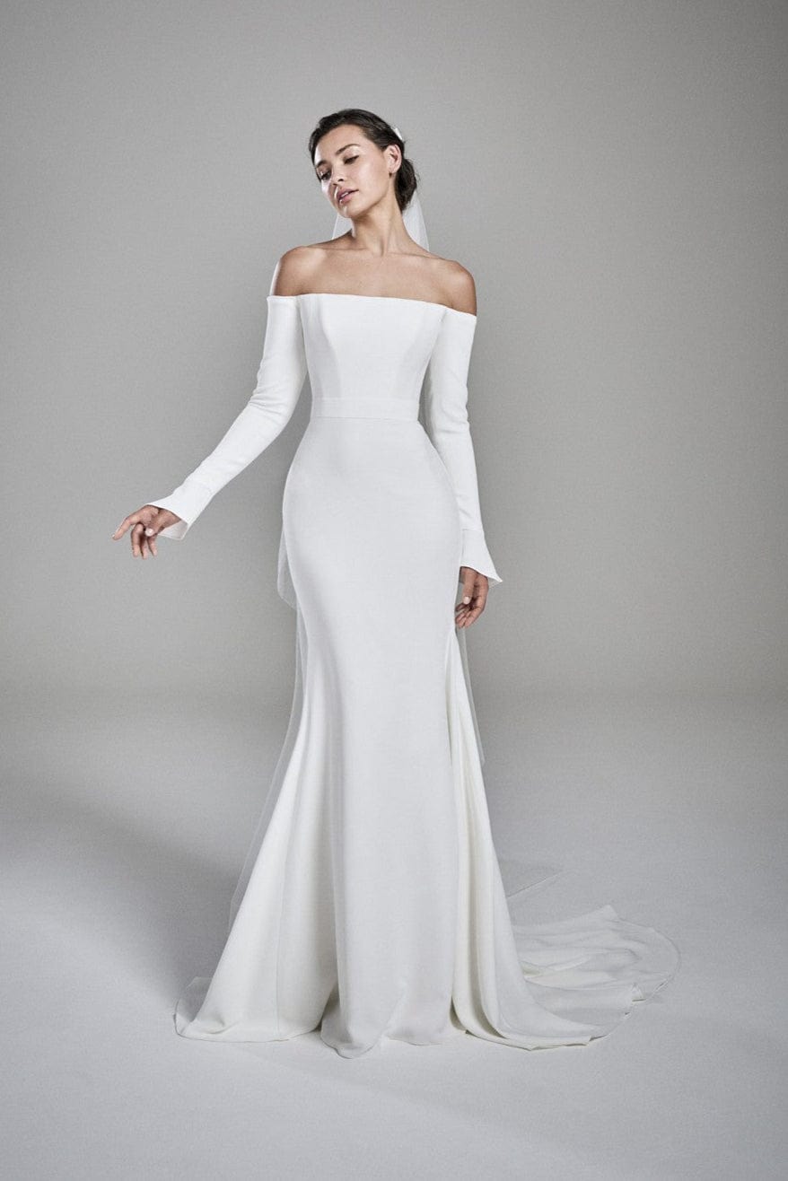 suzanne neville long sleeve dress Suzanne Neville Long Sleeve Dress Stravinsky Wedding Dress Wedding Atelier NYC Suzanne Neville