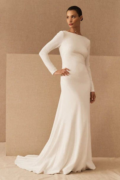 tadashi shoji long sleeve wedding dress Tadashi Shoji Louisa Long Sleeve Tulle Wedding Dress Size 6