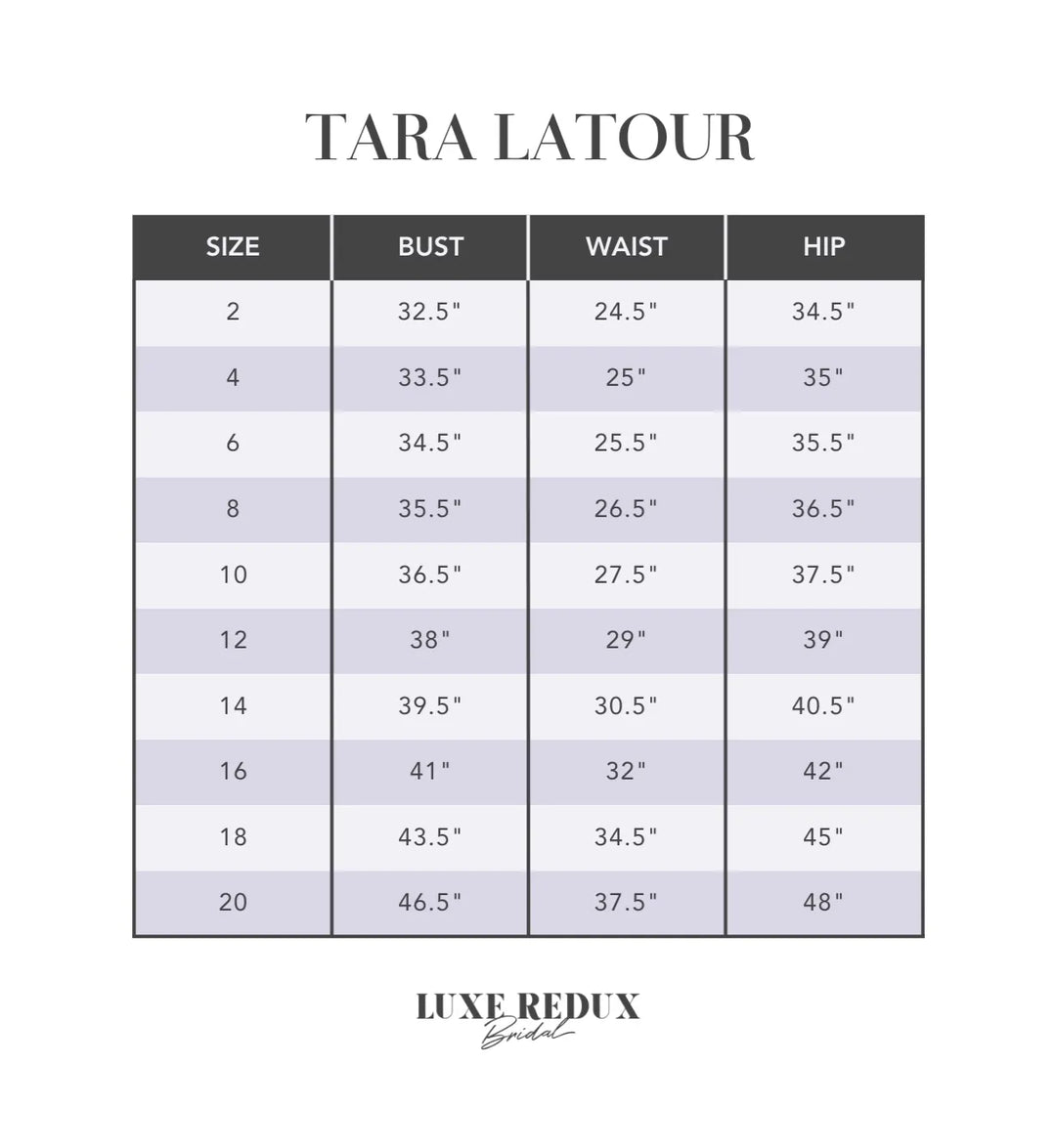 Tara LaTour June - Size 12