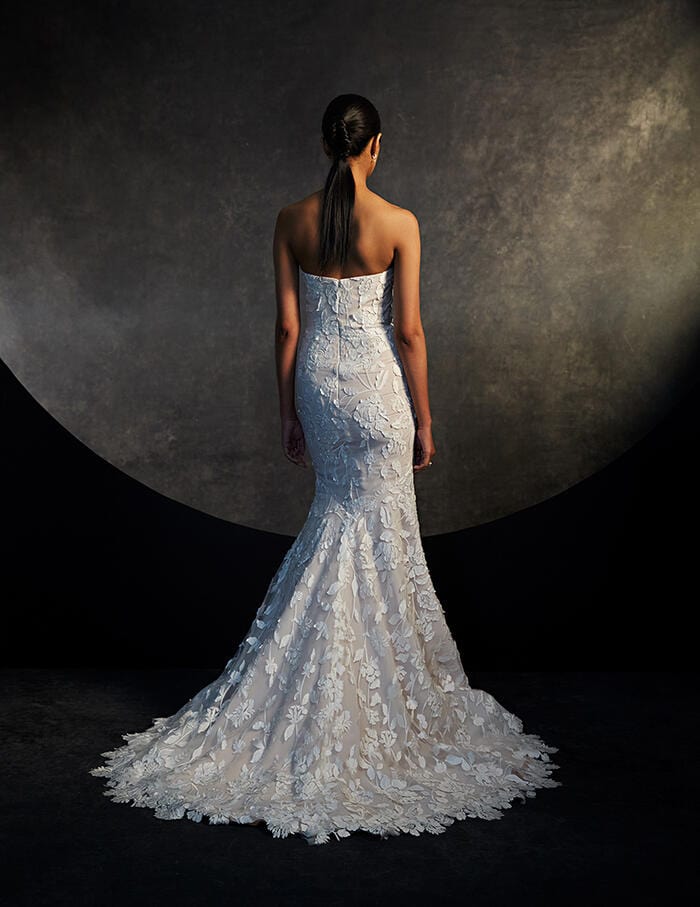 theia lace dress THEIA WEDDING DRESS Maya Bella