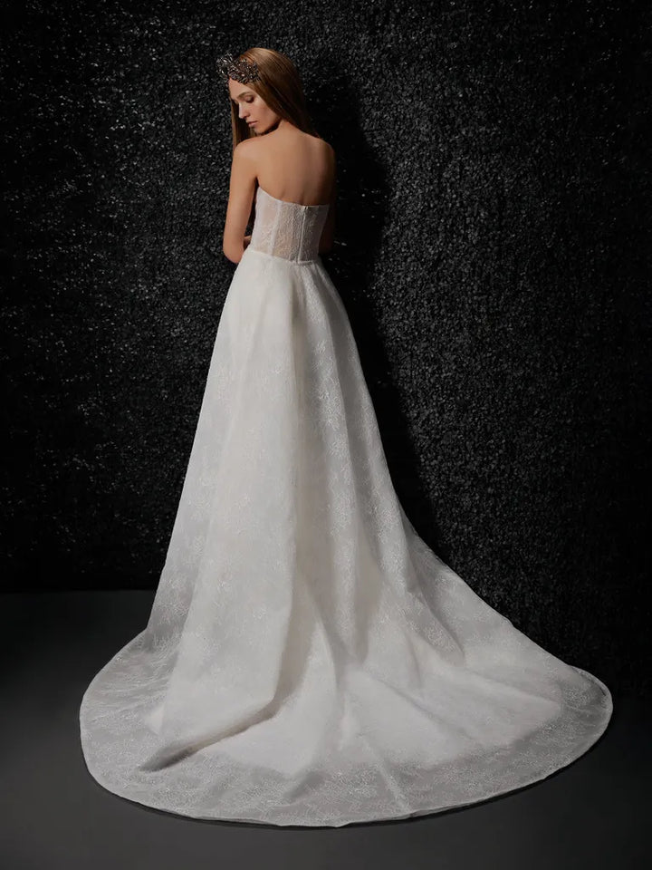 Vera Wang Bride Lise + Overskirt - Size 10