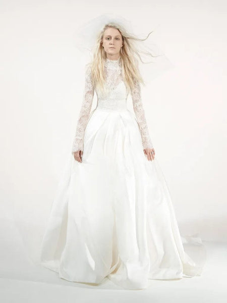 white by vera wang lace and beads wedding dress Vera Wang LUCIENNE main image 1
