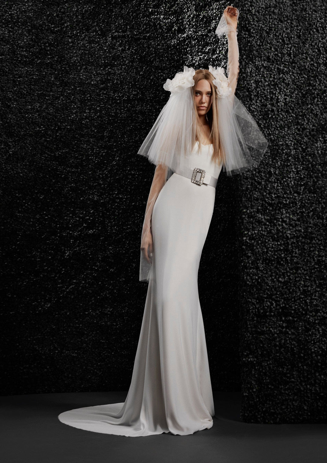 vera wang silver wedding dress Liliane