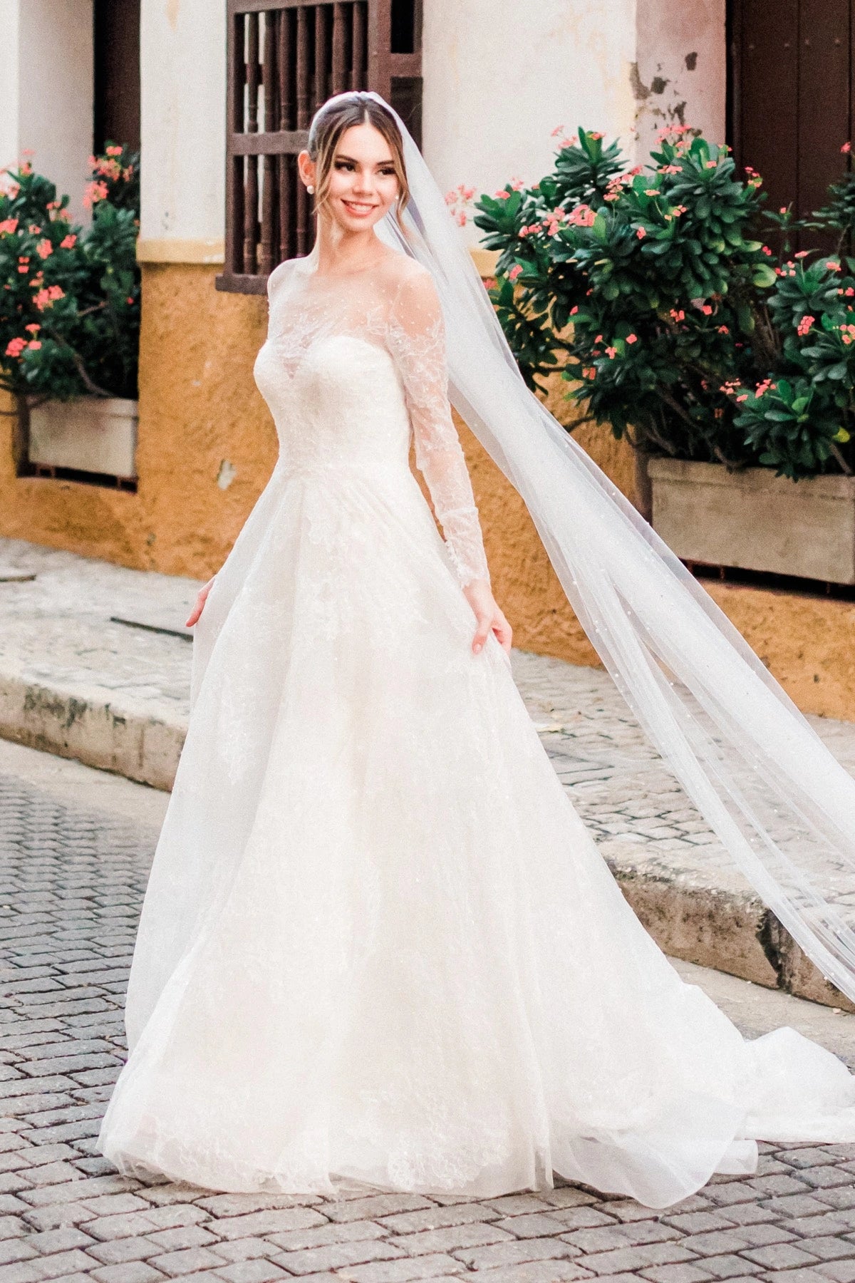 Wedding Gardenia Gown | Tulle Ball Gown | Andrea & Leo Couture