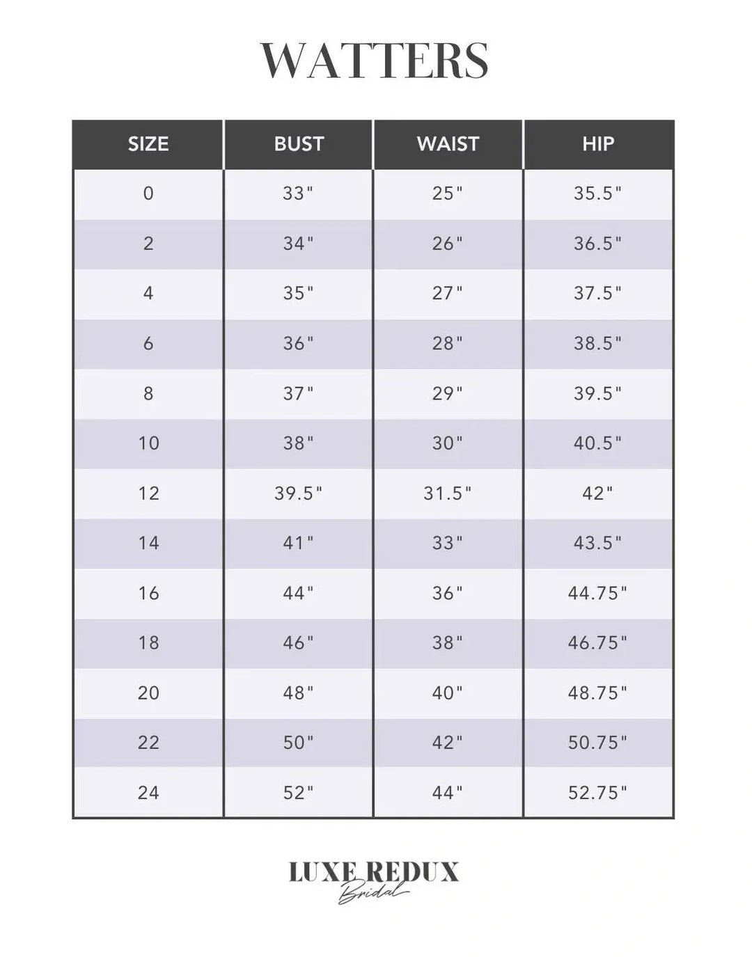 Watters Gioia 65405B - Size 12