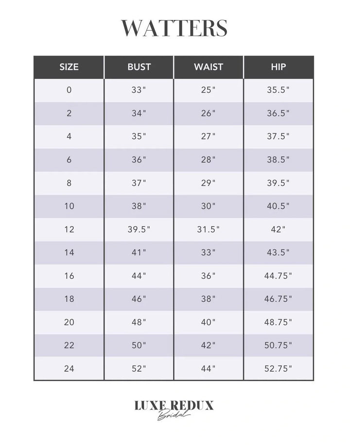 Watters Aramita 68720B - Size 14