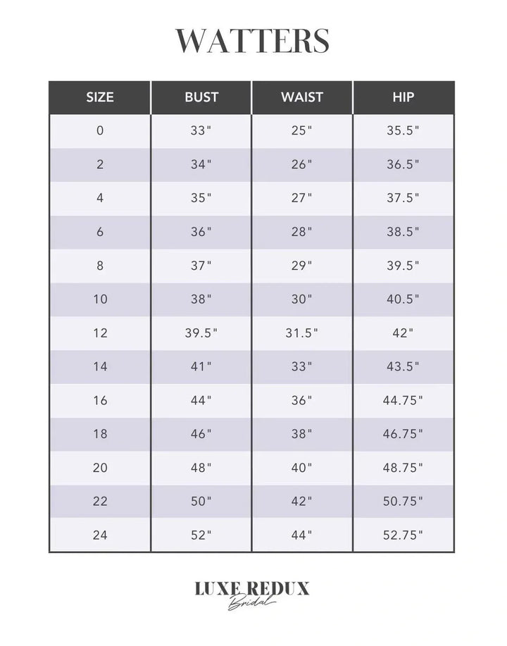 Watters Amali Plain 69320B - Size 20W