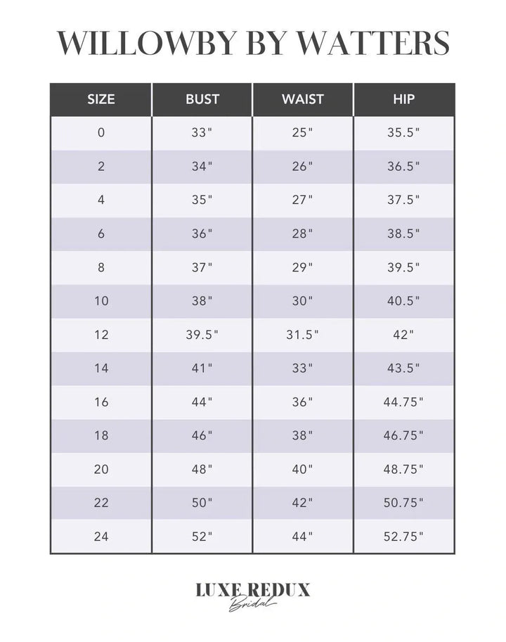 Willowby by Watters Mila 59703 - Size 12