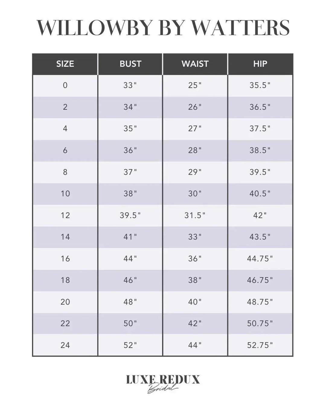 Willowby by Watters Ula 53716 - Size 12