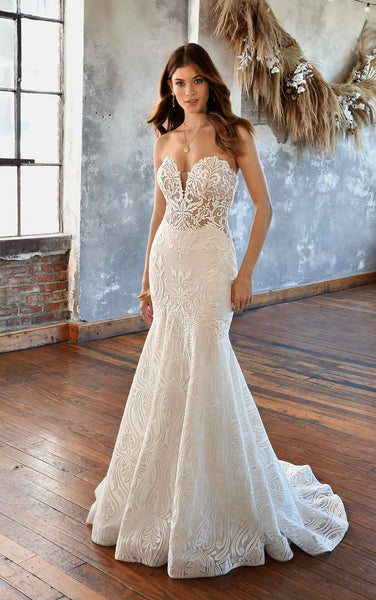 Elegant Strapless Lace Evening Dress – Wandering Woman