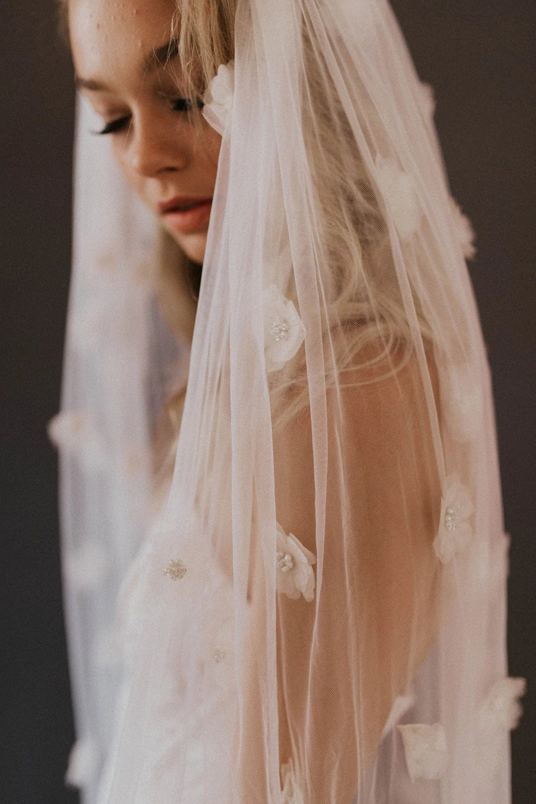 Untamed Petals Baltimore Veil
