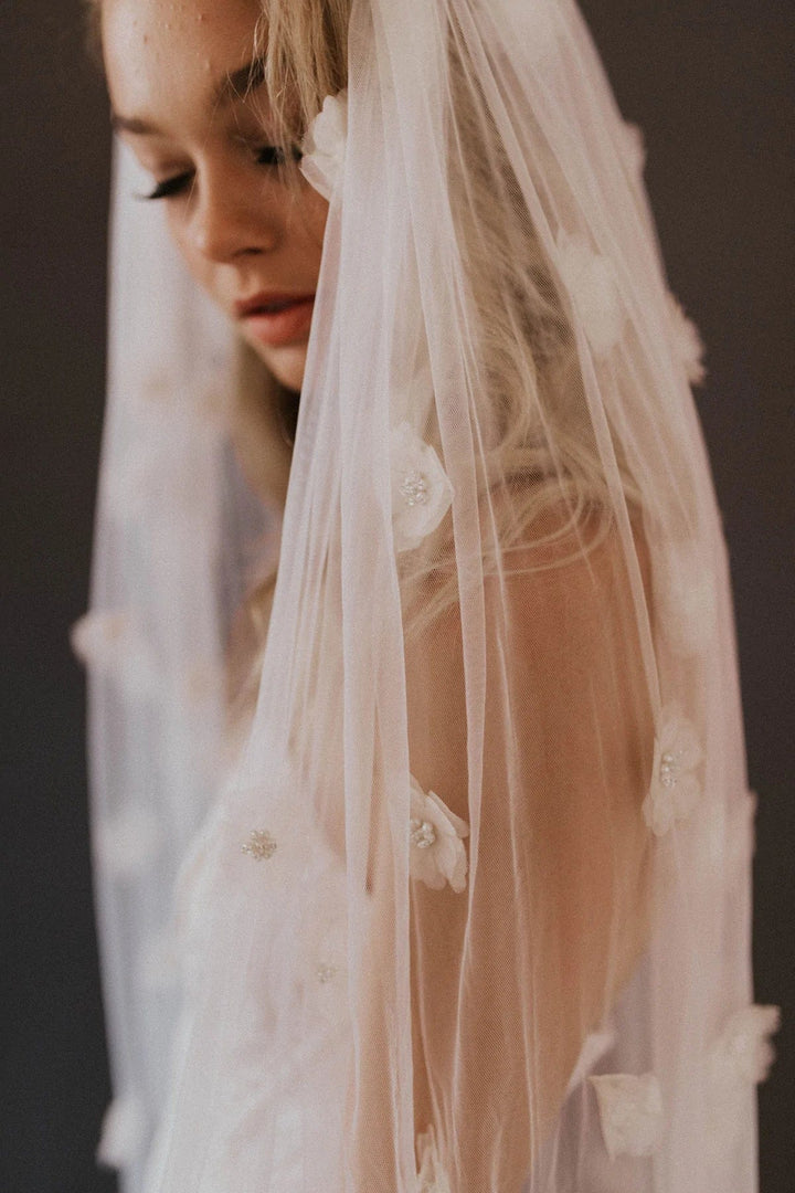 Untamed Petals Baltimore Veil