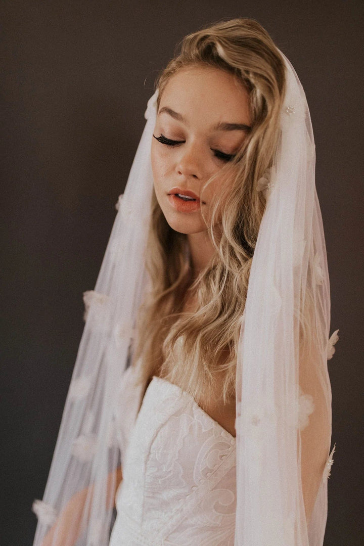 Untamed Petals Baltimore Veil