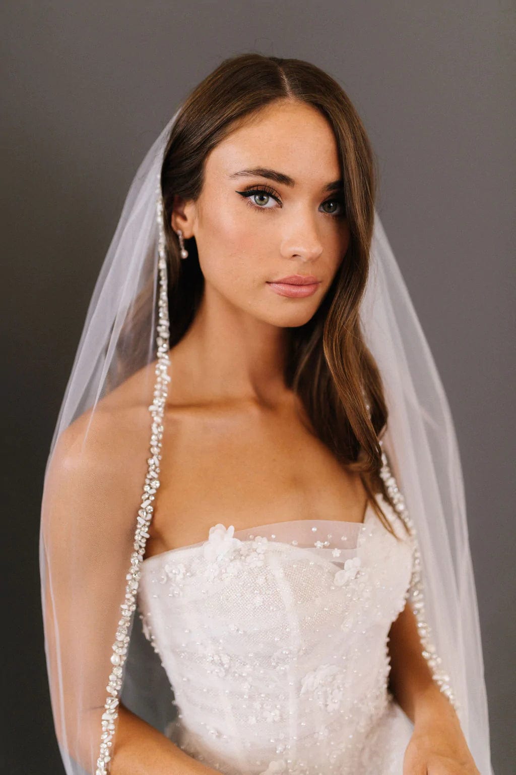 Untamed Petals Cassia Veil