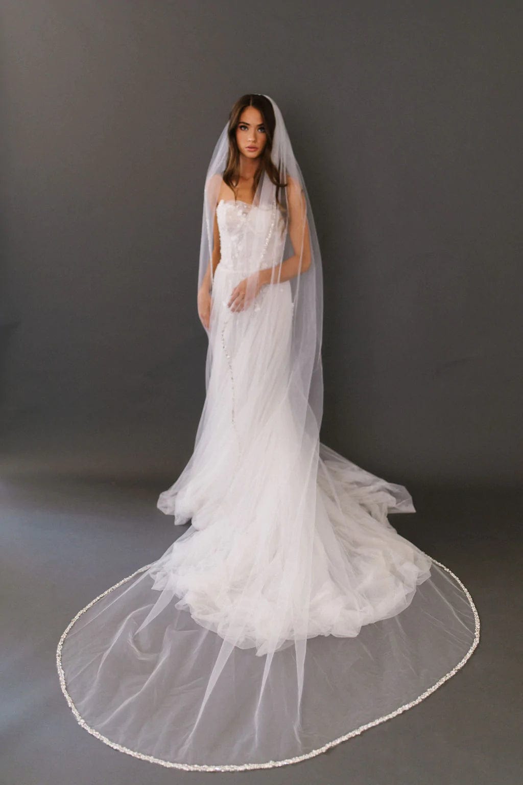 Untamed Petals Cassia Veil