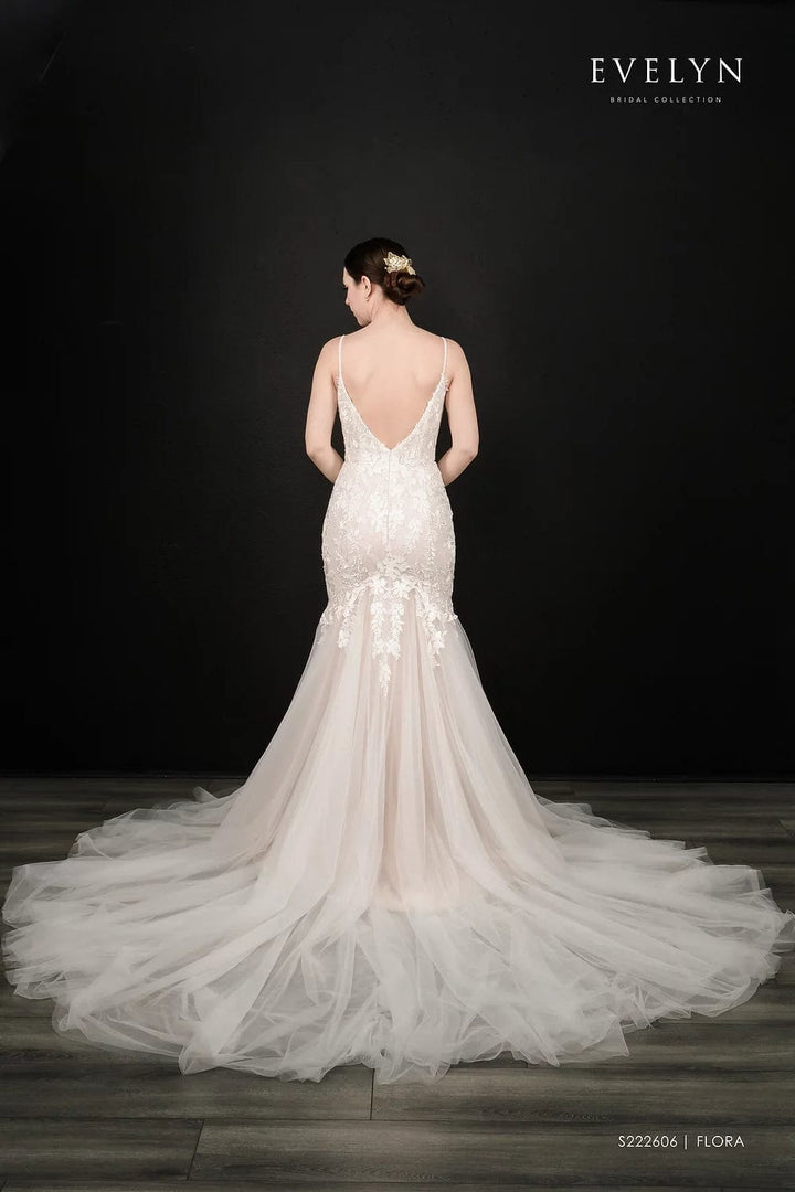 Evelyn Bridal Flora - Size 4