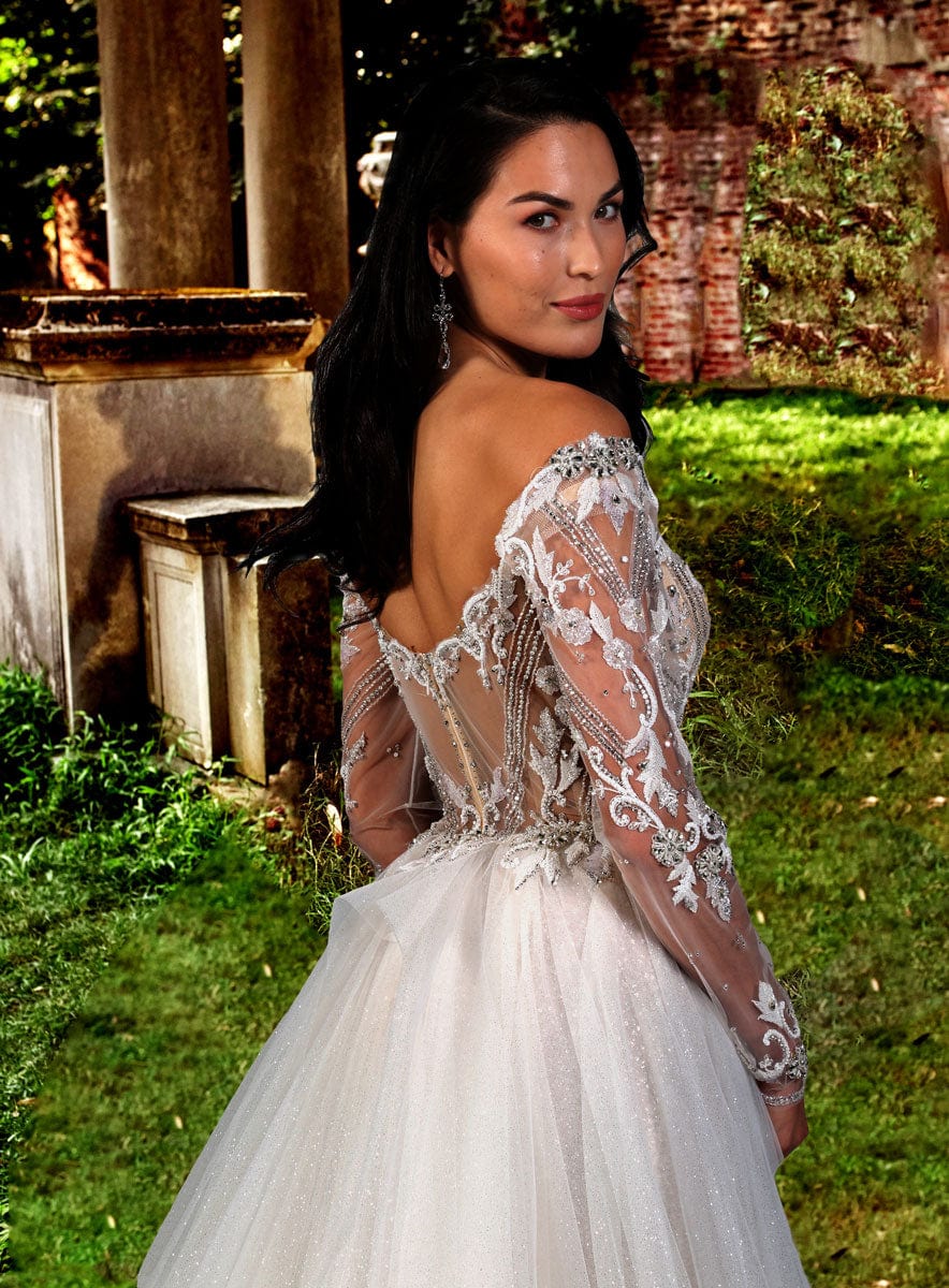 eve of milady long sleeve wedding dress Eve of Milady, 4379 New Wedding Dress Save 18%