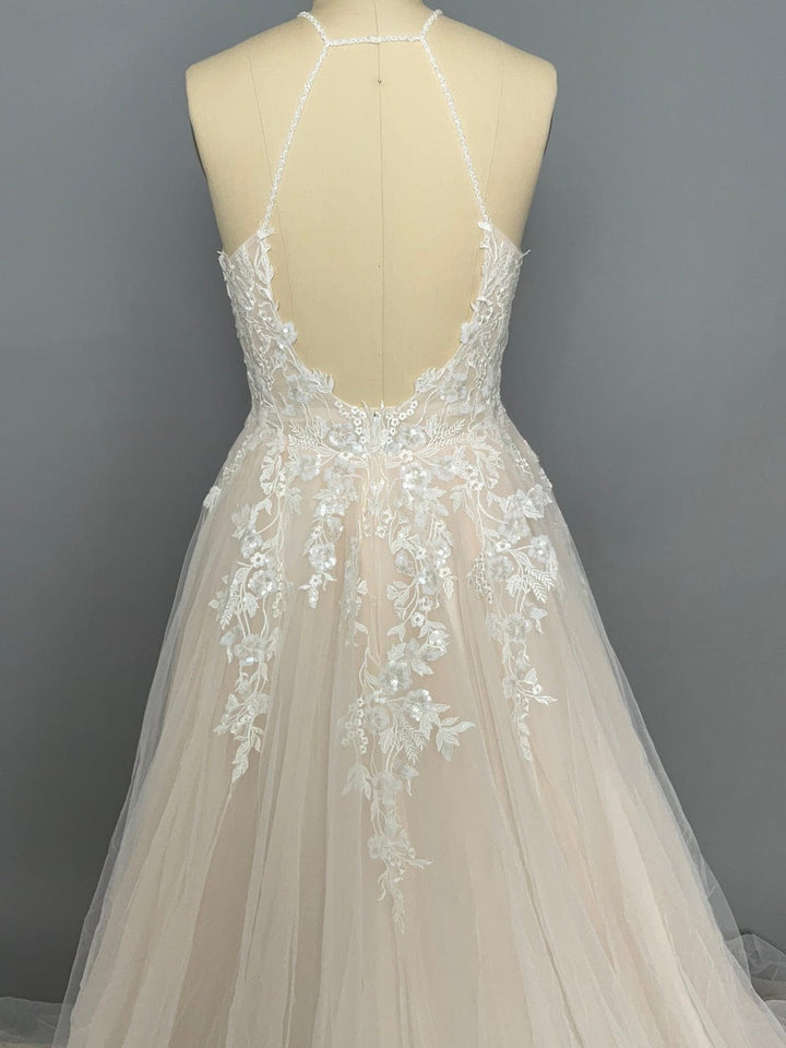 Evelyn Bridal Dahlia - Size 6