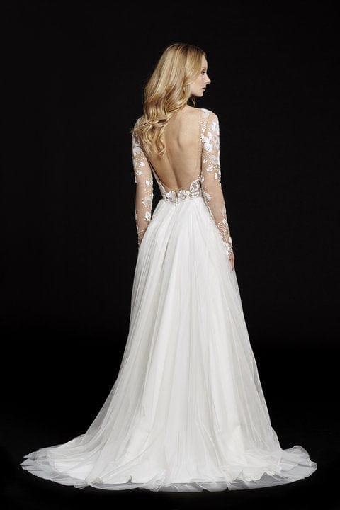 hayley paige long sleeve lace wedding dress Hayley Paige, Style 6761 Stevie Wedding Dress Save 53%