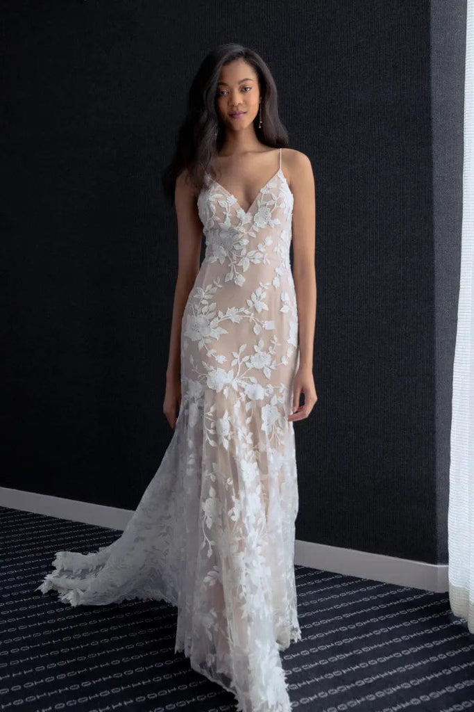 sachin and babi light blue dress Jenny Yoo Alexa – Nearly Newlywed main image 1