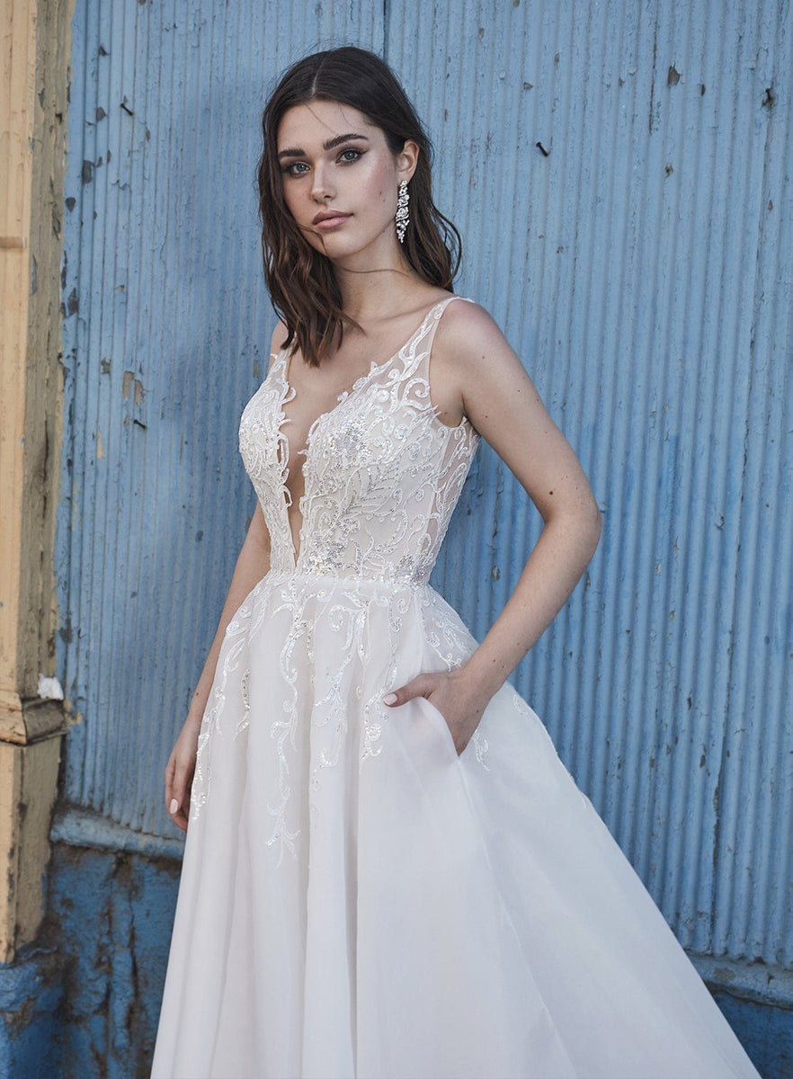 L'amour by Calla Blanche Divina - Size 10 – Luxe Redux Bridal