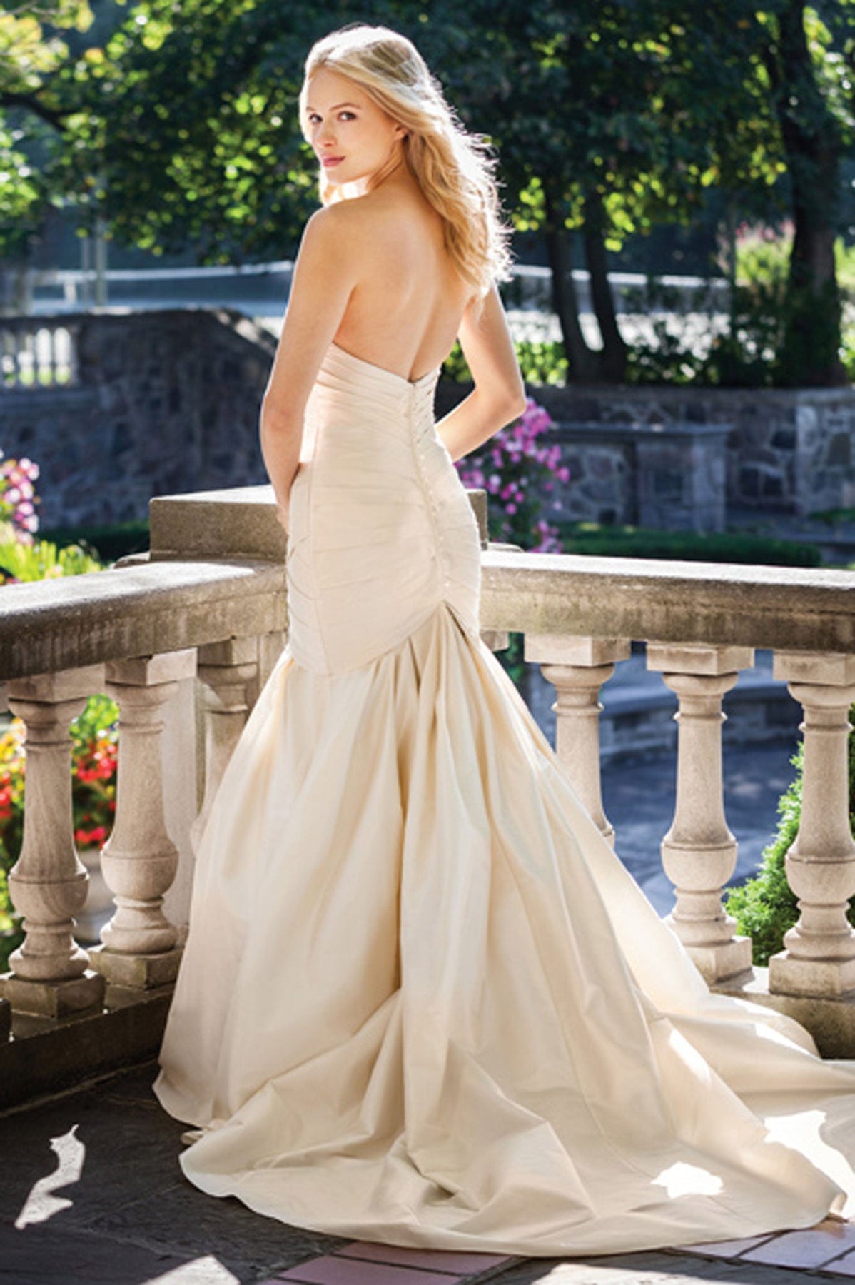 Feather Bridal Dress, Lea-Ann Belter Bridal
