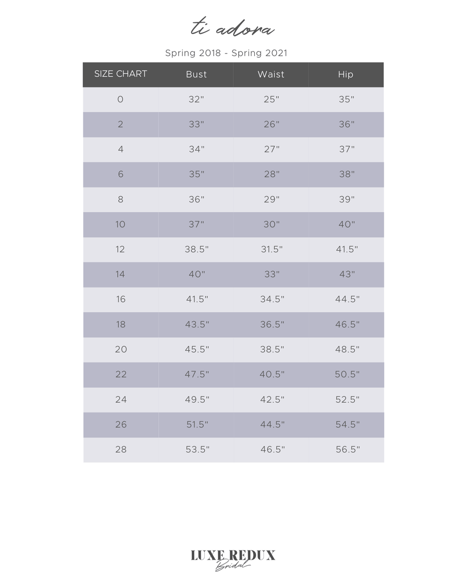 Ti Adora Shea - Size 22 – Luxe Redux Bridal