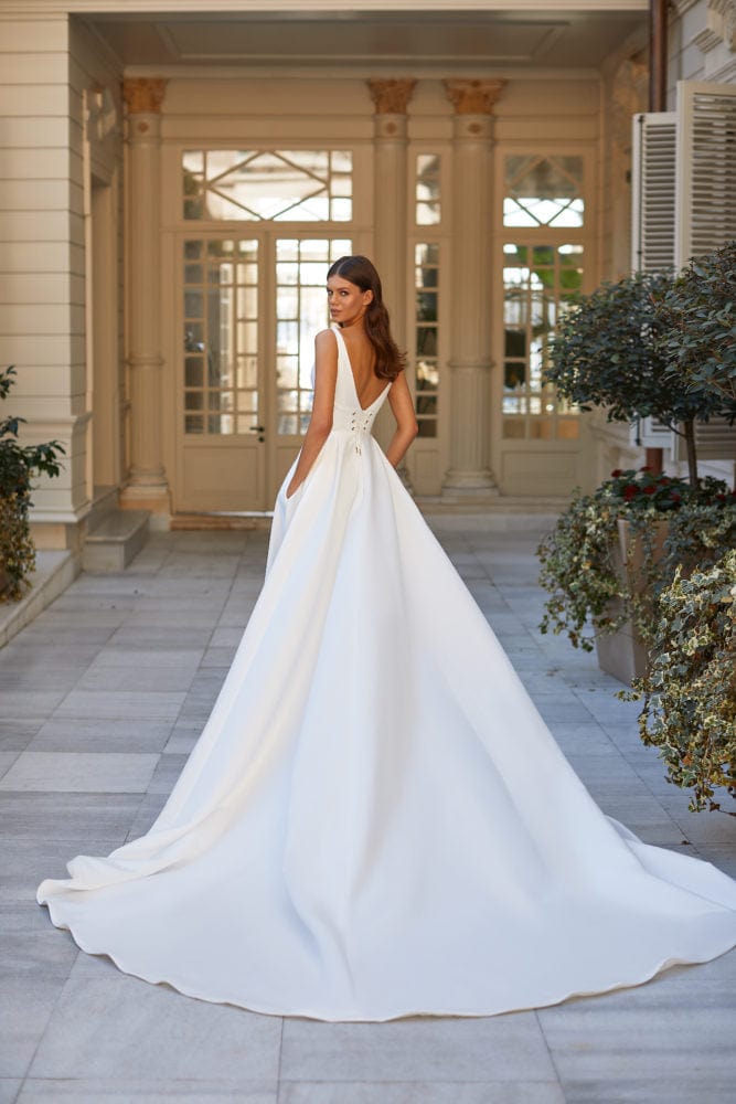 white dress size 14 White & Lace by Milla Nova Paula