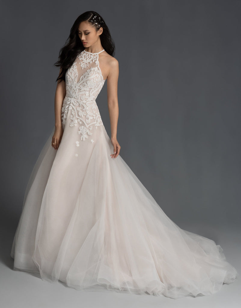 Hayley paige 2025 halter wedding dress